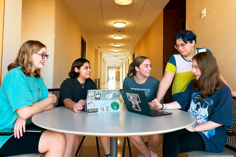 Students in Gwendolyn Inocencio's English 320: Technical Editing work collaboratively to intervene in the complex writing environment on Wikipedia.