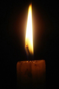 Burning candle