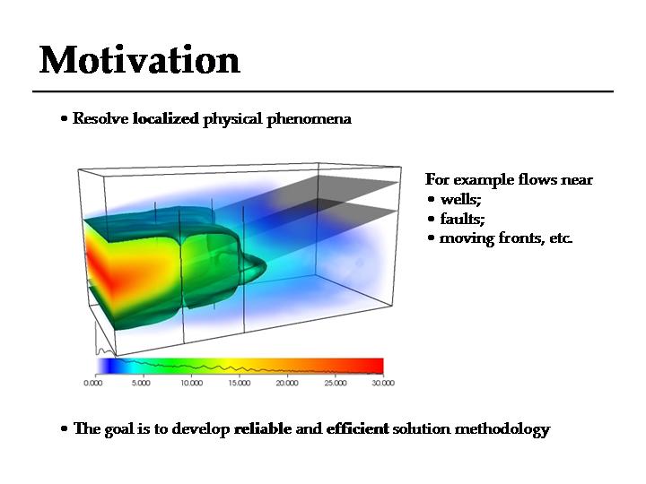 An example of Error Control and Dynamic Mesh Adaptation where the goal is to develop reliable and efficient solution methodology