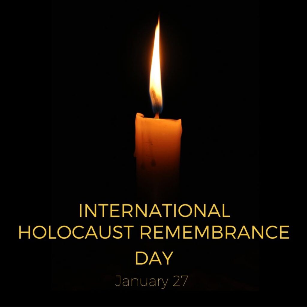 International Holocaust Remembrance day January 27