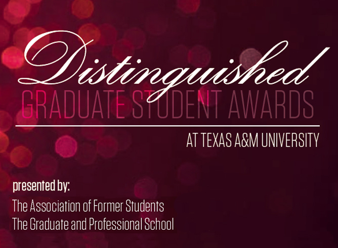 Graphic promoting the 2022 Distinguished Graduate Student Awards