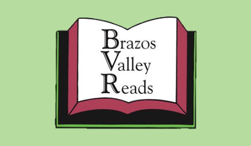 Graphic promoting the Brazos Valley Reads Program