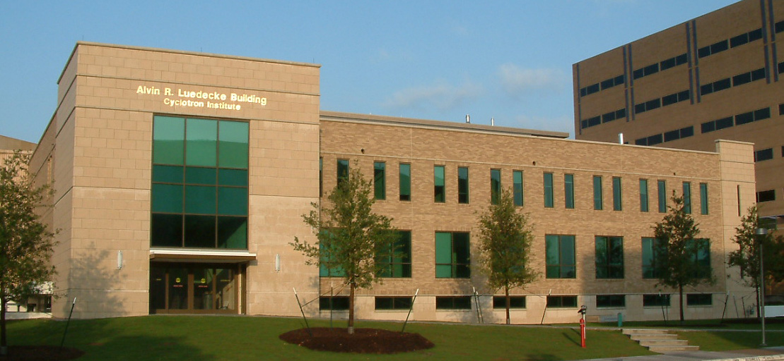 Exterior photograph of the Cyclotron Institute at Texas A&amp;M University