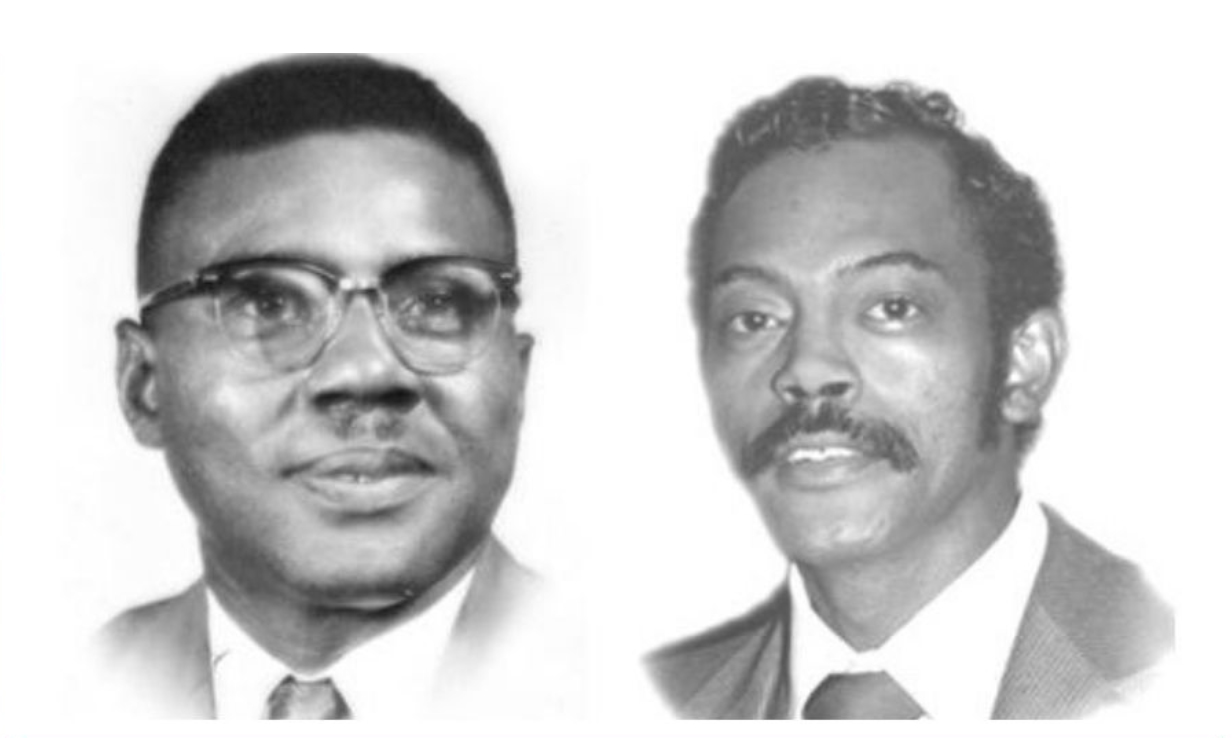 Composite grayscale image of portraits depicting O.W. Sadberry Sr. and Oliver Wayne Sadberry Jr.