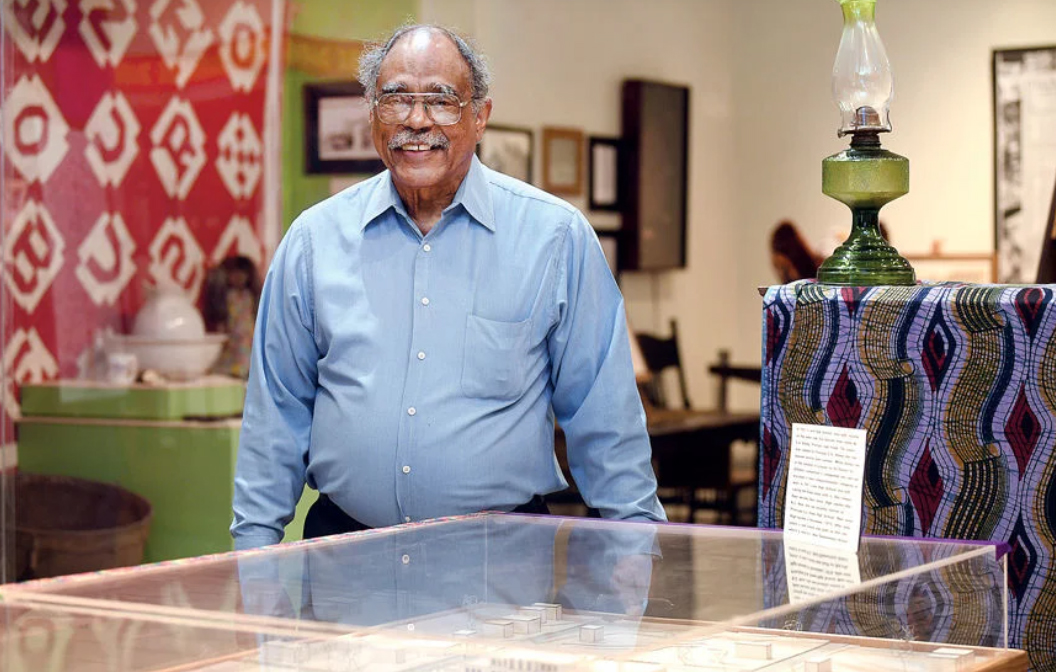 Wayne Sadberry Jr. smiles for the camera while at the Brazos Valley African American Museum