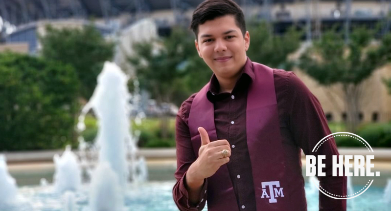 2020 Texas A&M University sociology graduate and Human Resources employee Seth Crouch