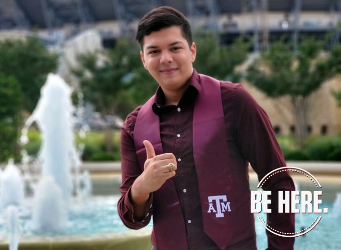 2020 Texas A&amp;M University sociology graduate and Human Resources employee Seth Crouch