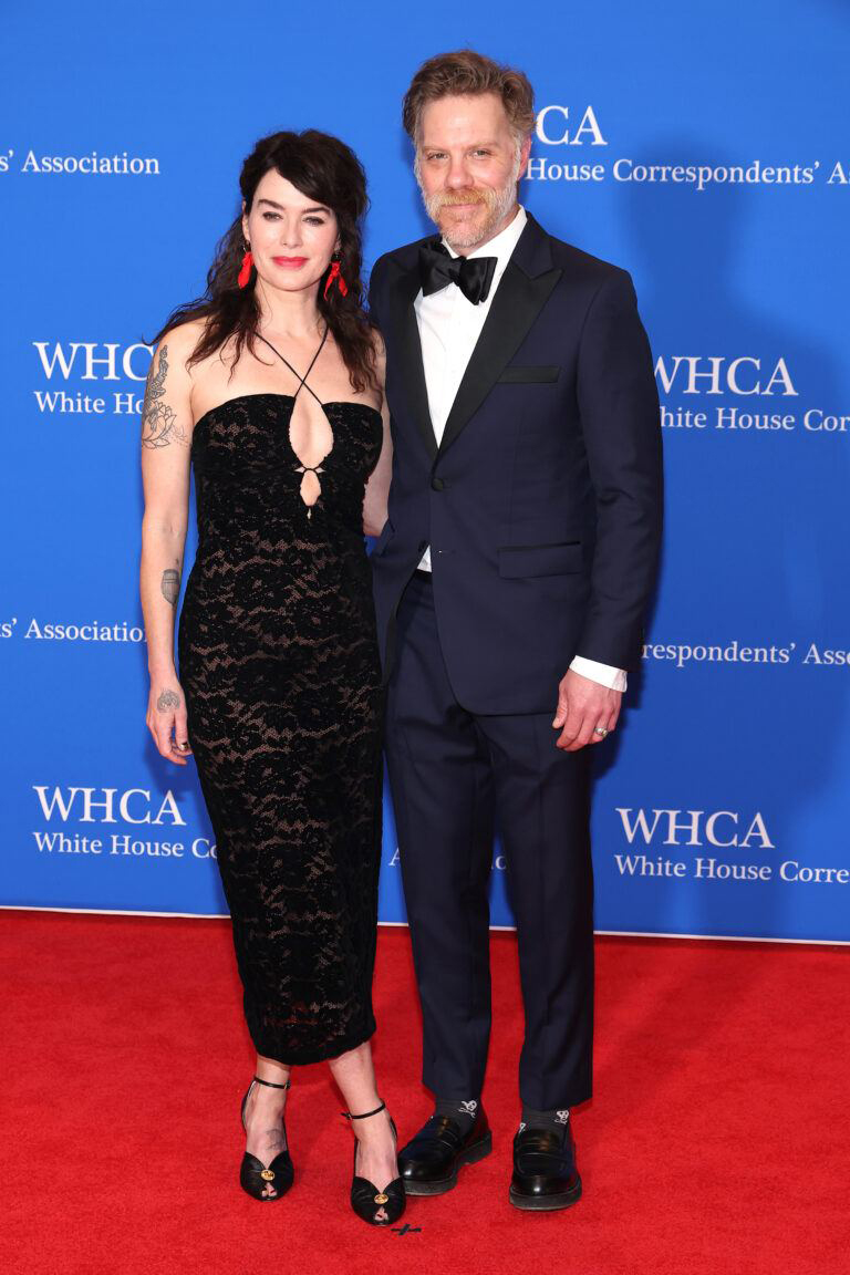 Actors Lena Headey and Marc Menchaca on the red carpet