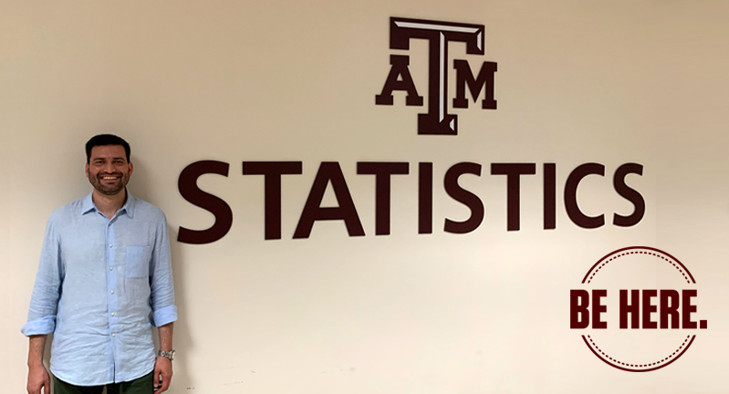 Texas A&M University statistics graduate student Sebastián Bravo