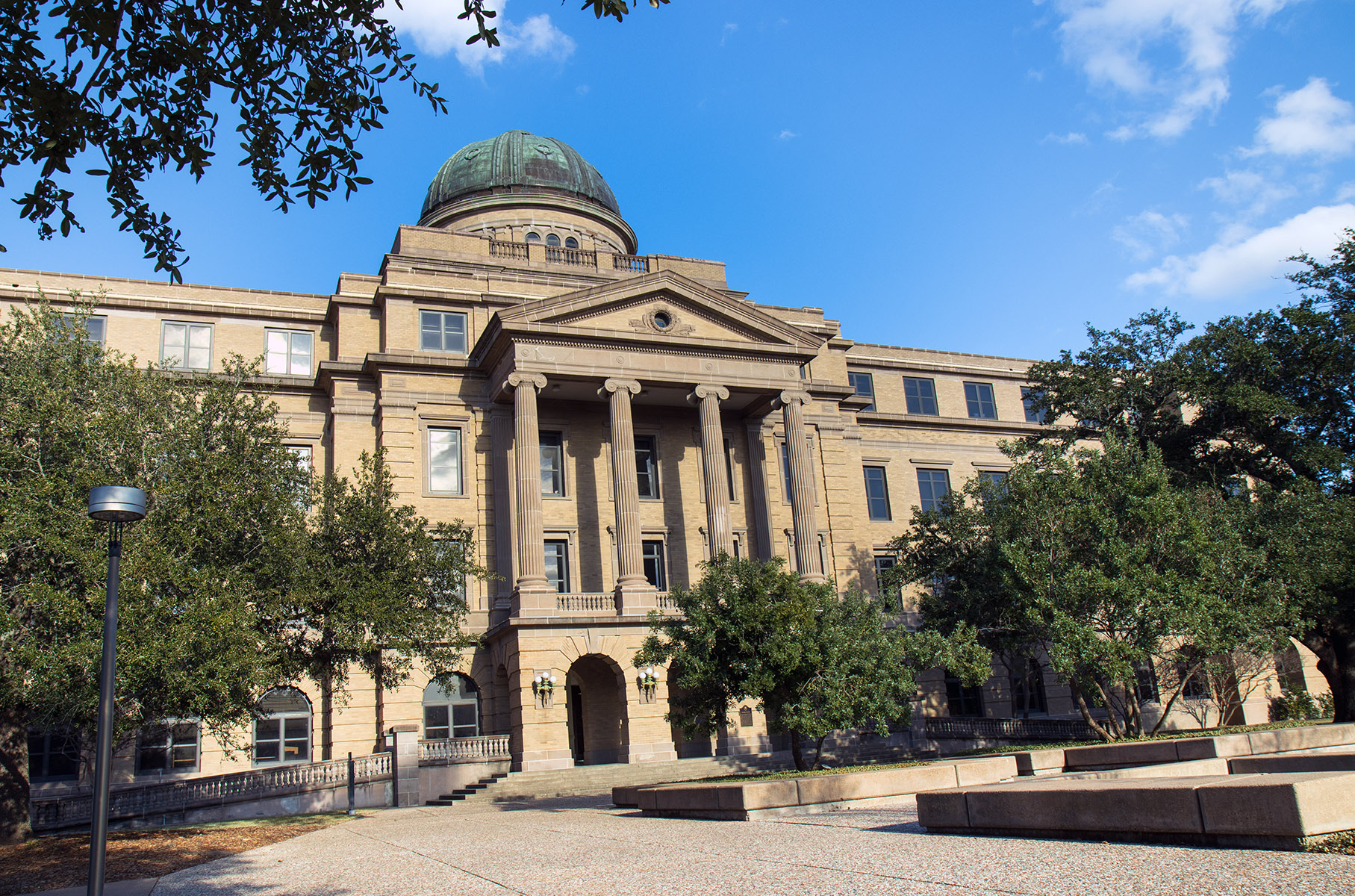 The Academic Building on the Texas A&amp;M University campus. 
