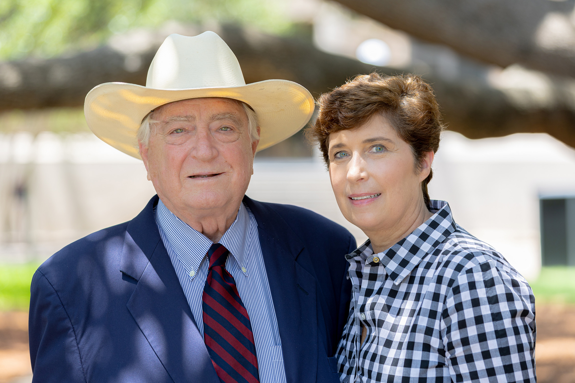 1961 Texas A&amp;M University economics and mathematics graduate Luther H. "Luke" Soules III and his wife Andrea Soules