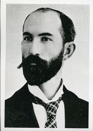 Black and white portrait of William bledsoe Philpott